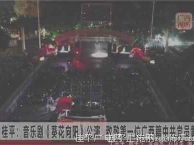 桂平：音乐剧《葵花向阳》公演 致敬第一位广西籍中共党员黄日葵