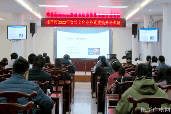 桂平市2022年宣传专干业务素养提升培训班顺利举行