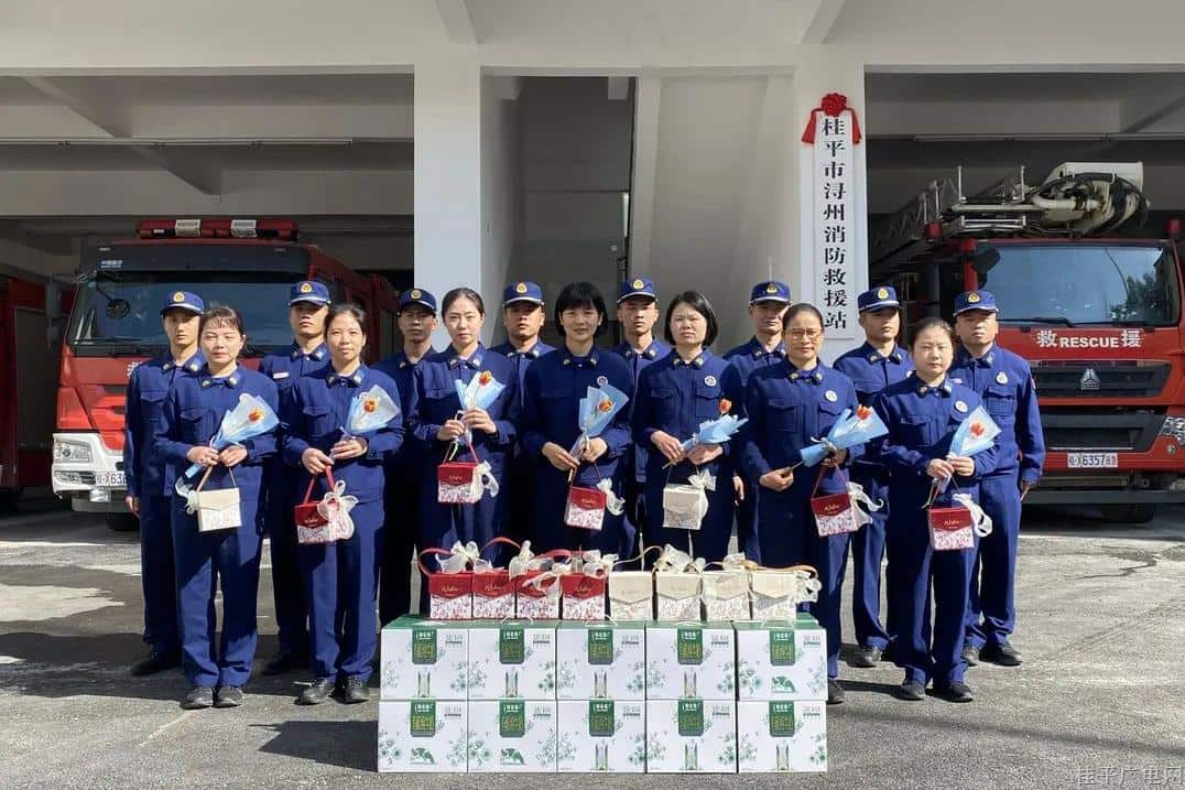 “三八”妇女节|桂平市消防救援大队真情送祝福