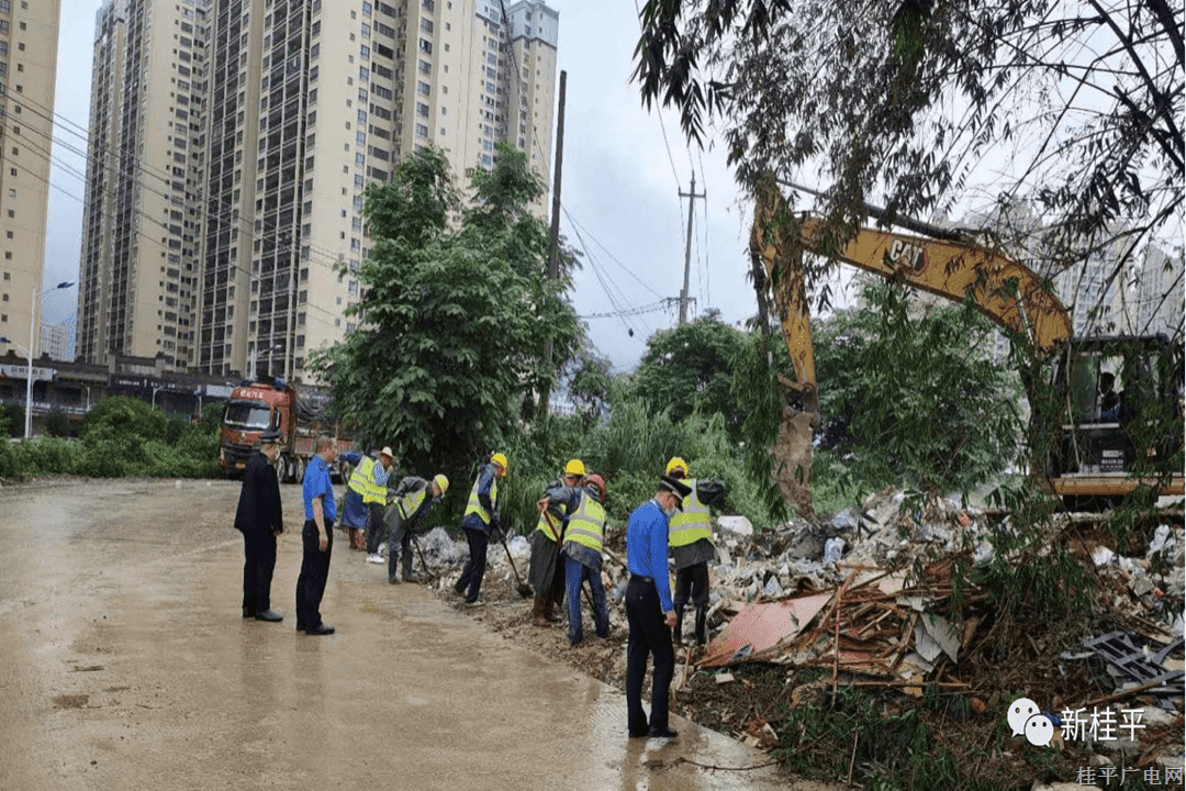 桂平市重拳整治乱倒建筑垃圾行为