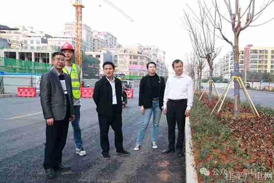 黄创优带队检查城市道路项目推进情况