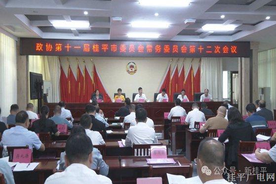 市政协召开政协第十一届桂平市委员会常务委员会第十二次会议