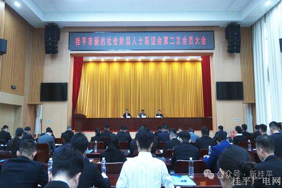 桂平市新的社会阶层人士联谊会第二次会员大会召开